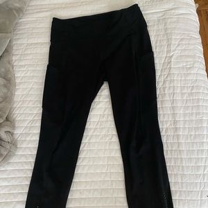 Black fast and free lululemon leggings